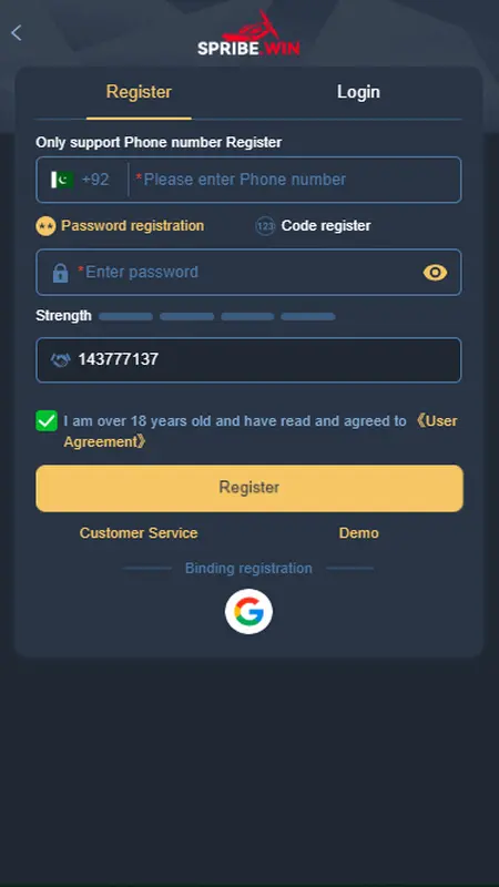 Spribewin-game-login