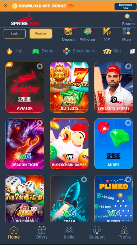 Spribewin-game-login